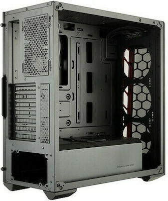 CoolerMaster Masterbox MB511 Midi Tower Κουτί Υπολογιστή με Πλαϊνό Παράθυρο Μαύρο