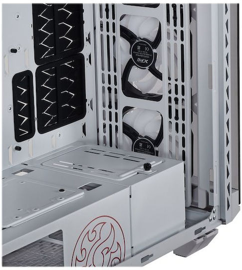 Adata XPG Battlecruiser Gaming Midi Tower Κουτί Υπολογιστή με Πλαϊνό Παράθυρο και RGB Φωτισμό Λευκό
