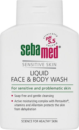 Sebamed Liquid Face & Body Wash Αφρόλουτρο με Niasinamid για Λάμψη 300ml