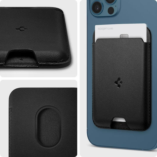 Spigen MagSafe Θήκη Καρτών Valentinus σε Μαύρο χρώμα