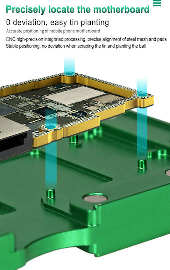 Best BST-1023APLUS Reballing-Schablone für Mobiltelefon-Reparaturwerkzeuge BST-1023APLUS