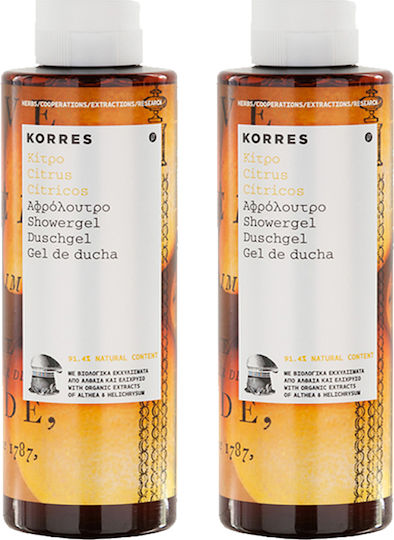 Korres Citrus Shower Gel 2x250ml
