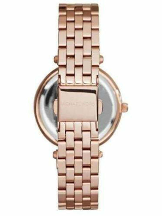 Michael Kors Darci Women's Watch with Pink Gold Metal Bracelet