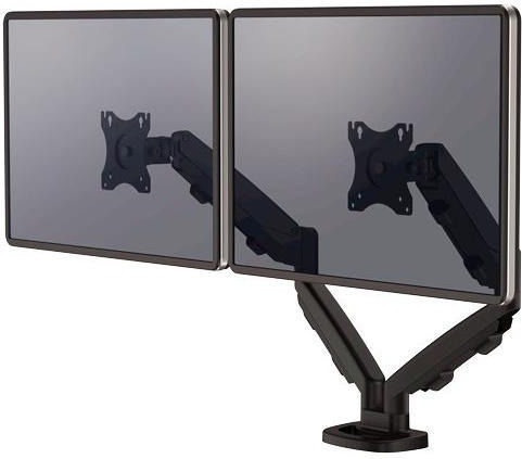 Fellowes Eppa Stand Desk Mounted for 2 Monitors up to 30" with Arm