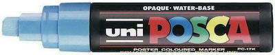 Posca PC-17K Marker permanent 15mm Albastru deschis 1buc