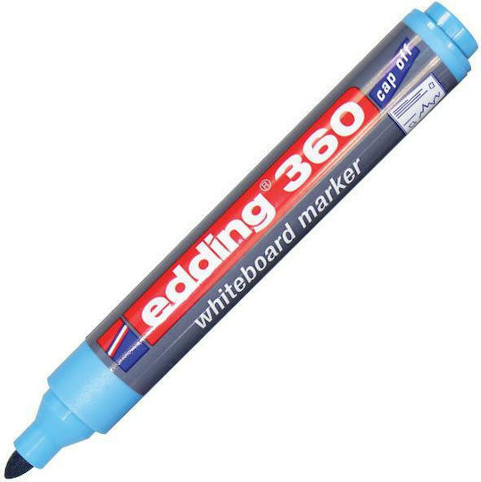 Edding 360 Μαρκαδόρος Πίνακα Light Blue 360/10 3mm