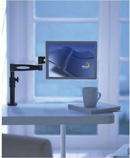 Techly Stand Desk Mounted Monitor up to 30" with Arm (ICA-LCD-500BK)