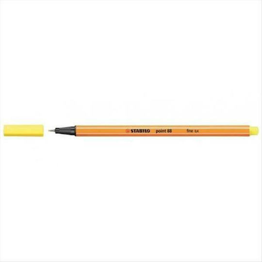 Stabilo Point 88 Μαρκαδόρος Σχεδίου Lemon Yellow 0.4mm