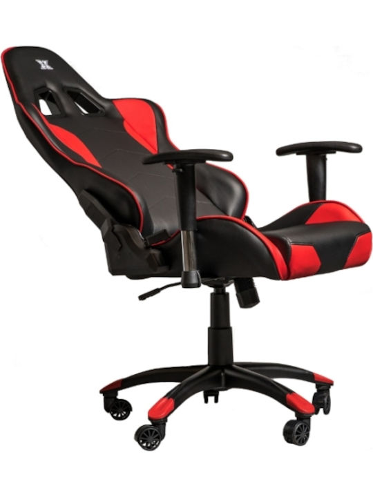Serioux Torin Artificial Leather Gaming Chair with Adjustable Arms Black/Red