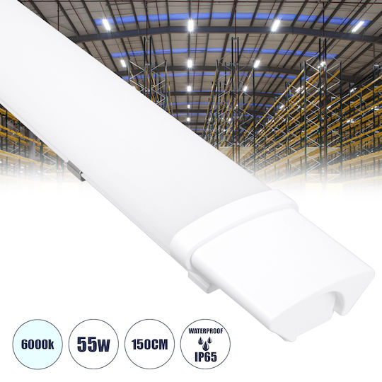 GloboStar Outdoor Lighting Batten with Built-in LED 55W 150cm