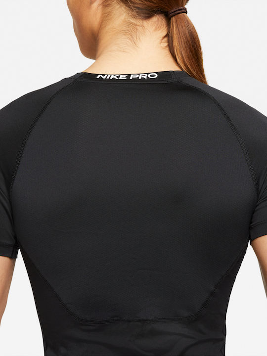 Pro Dri-Fit Herren Sportliches T-Shirt Schwarz