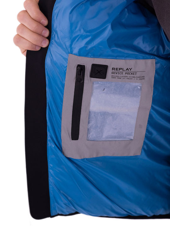 Winter Jacket Puffer Dark Blue