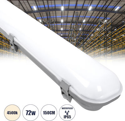 GloboStar Outdoor Lighting Batten with Built-in LED 72W 150cm