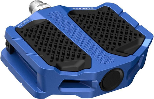 Shimano PD-EF205 EPDEF205B Pedale de bicicletă Platforma Albastru