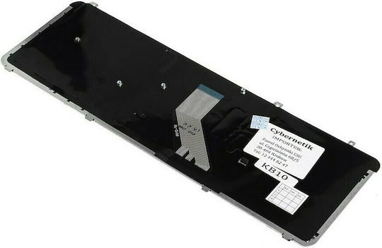 Laptop Keyboard for Pavilion DV6-1000 DV6-1100 DV6-1200 DV6-1300 DV6-1400 DV6-2000 with Frame and English (US) Keyboard Language in Black Color