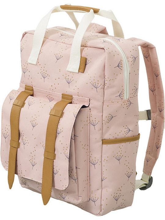 Fresk Dandellion Small School Bag Backpack Kindergarten in Pink color