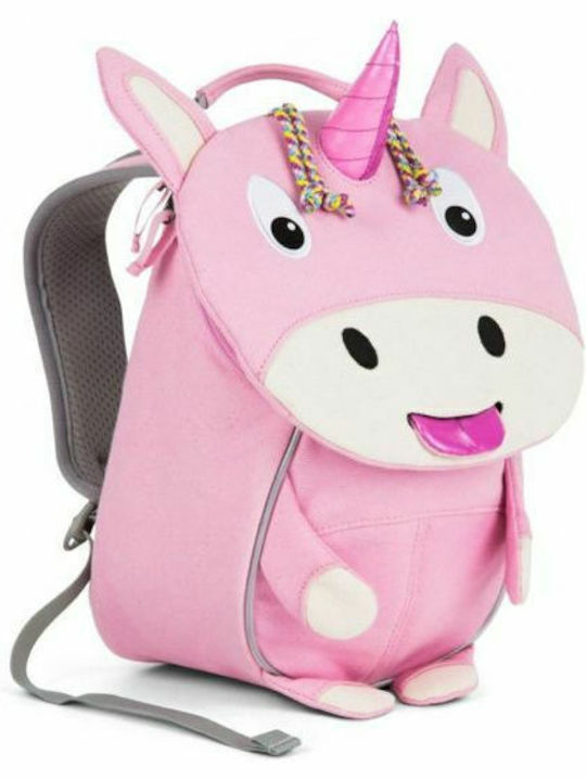 Affenzahn Ulrike The Unicorn Schulranzen Rucksack Kindergarten Rosa mit Flaschenhalter