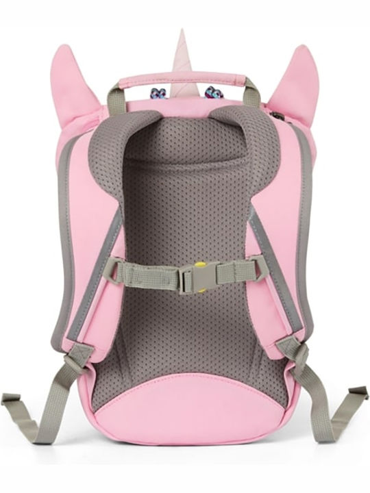 Affenzahn Ulrike The Unicorn Schulranzen Rucksack Kindergarten Rosa mit Flaschenhalter