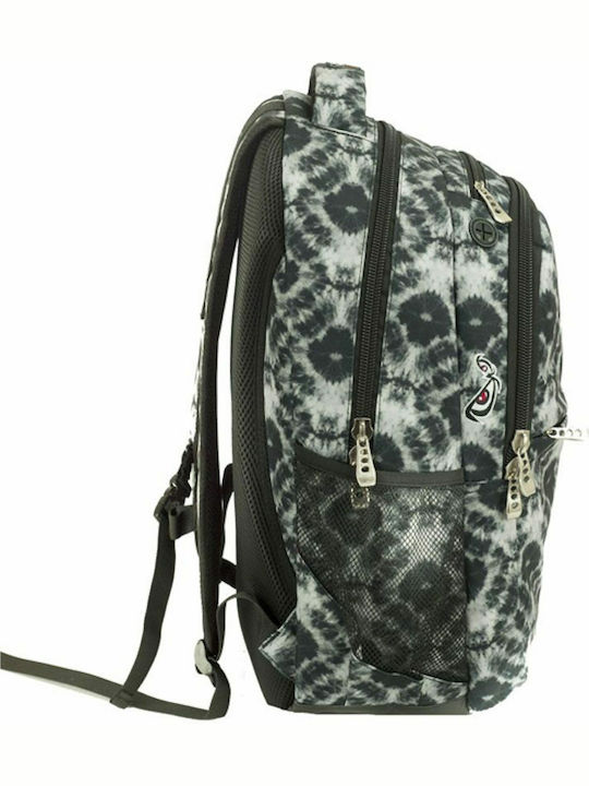 No Fear Tie Dye School Bag Backpack Elementary, Elementary in Black color 40lt