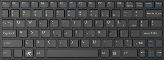 Πληκτρολόγιο Laptop για VAIO SVE Series χωρίς Πλαίσιο και Διάταξη Αγγλικά (US) σε Μαύρο χρώμα KEY-042