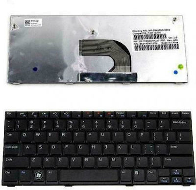 Keyboard for Dell Inspiron Mini 1012 without Frame English (US) Black