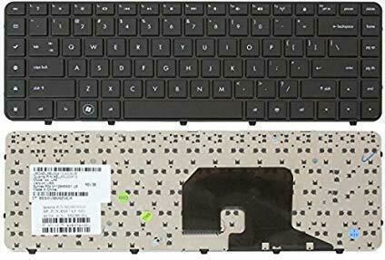 Laptop Keyboard for DV6-3000 without Frame and English (UK) Layout in Black Color K013