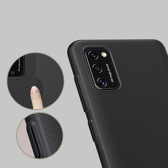 Nillkin Super Frosted Shield Back Cover Plastic Black (Galaxy A41)