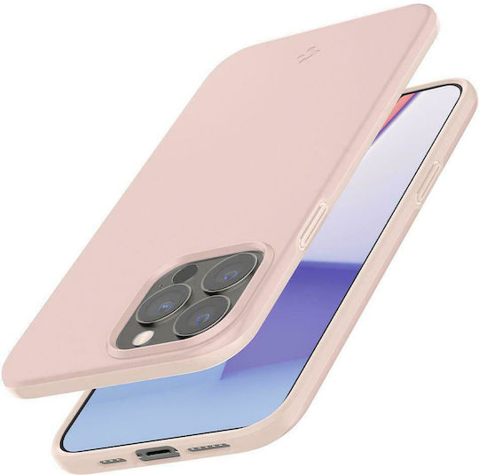 Spigen Thin Fit Umschlag Rückseite Silikon Pink Sand (iPhone 13 Pro)