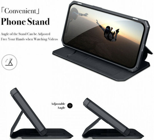 Dux Ducis Skin Pro Book Δερματίνης / Πλαστικό Μαύρο (iPhone 13 Pro)