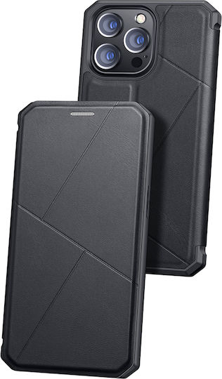 Dux Ducis Skin Pro Book Δερματίνης / Πλαστικό Μαύρο (iPhone 13 Pro)