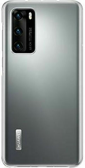 Huawei Задна корица Силикон Прозрачен (Huawei P40)