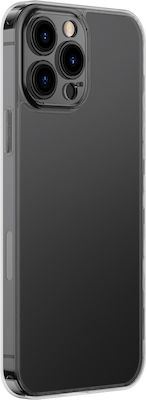 Baseus Frosted Glass Silicone Back Cover Black (iPhone 13 Pro)