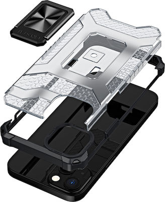 Hurtel Crystal Ring Synthetic Back Cover Durable Black (iPhone 12 / 12 Pro)