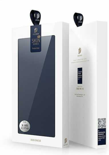 Dux Ducis Skin Pro Buchen Sie Synthetisches Leder Blau (Xiaomi Mi 11 Ultra)
