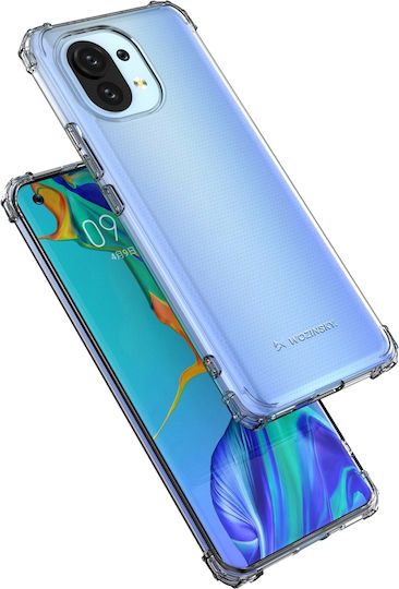 Wozinsky Anti Shock Durable Back Cover Σιλικόνης Σετ με Τζαμάκι Διάφανο (Xiaomi Mi 11)