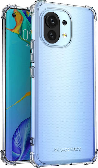 Wozinsky Anti Shock Durable Back Cover Σιλικόνης Σετ με Τζαμάκι Διάφανο (Xiaomi Mi 11)