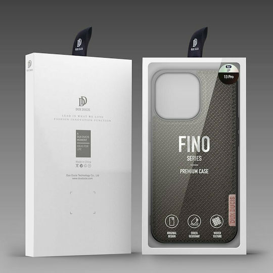Dux Ducis Fino Задна корица Силикон / Текстил Зелен (iPhone 13 Pro)