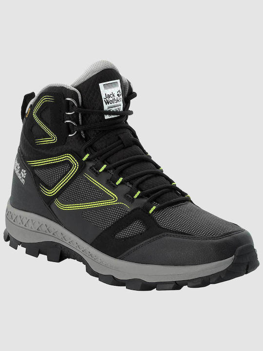 Jack Wolfskin Downhill Texapore Mid Încălțăminte De Drumeție Pentru Bărbați Neagră Jack Wolfskin Downhill Texapore Mid Încălțăminte De Drumeție Pentru Bărbați Neagră