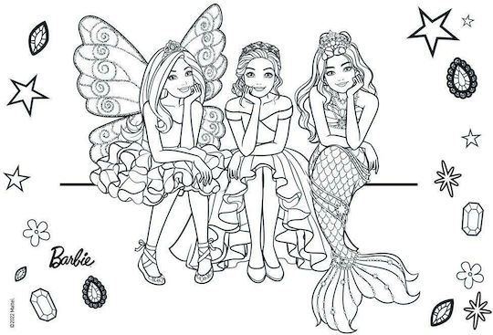 Diakakis Блок За Рисуване Barbie C4 (22,9 x 32,4 см) (Различни Дизайни)