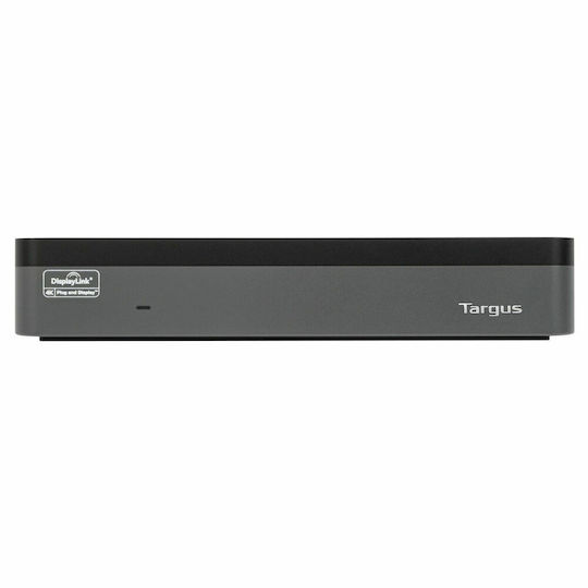 Targus USB-C Stație de andocare cu HDMI/DisplayPort 4K PD Ethernet și conexiune 4 monitoare Argintiu (DOCK570EUZ)
