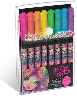 Nebulous Stars Pen Gel with Multicolour Ink 8pcs Neon