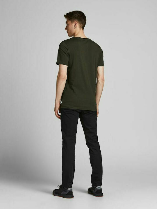 Jack & Jones Ανδρικό T-shirt FOREST NIGHT με Λογότυπο