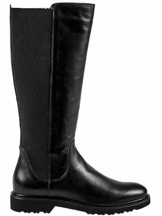 Elenross Δερμάτινες Γυναικείες Μπότες Ιππασίας Μαύρες