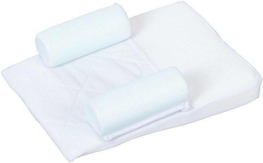 Doomoo Supreme Sleep Small Back Positioner Baby Bed Reducer Pillow White 42x31cm