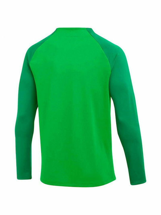 Nike Academy Men's Athletic Long Sleeve Blouse Dri-Fit with Zipper Green