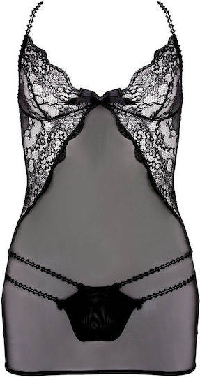 Angels Never Sin Omorfi Bella Секси бебешка нощница Black