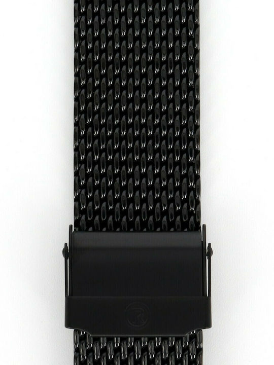 Rochet Metallic-Armband Schwarz 20mm
