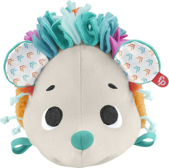 Fisher Price Animal Soft Hedgehog - Rainbow made of Fabric with Sounds for 3++ Months