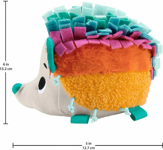 Fisher Price Animal Soft Hedgehog - Rainbow made of Fabric with Sounds for 3++ Months