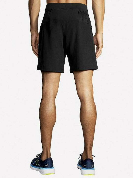 Brooks Sportliche Herrenshorts Schwarz